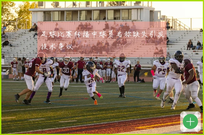 足球比赛转播中球员名称缺失引发技术争议
